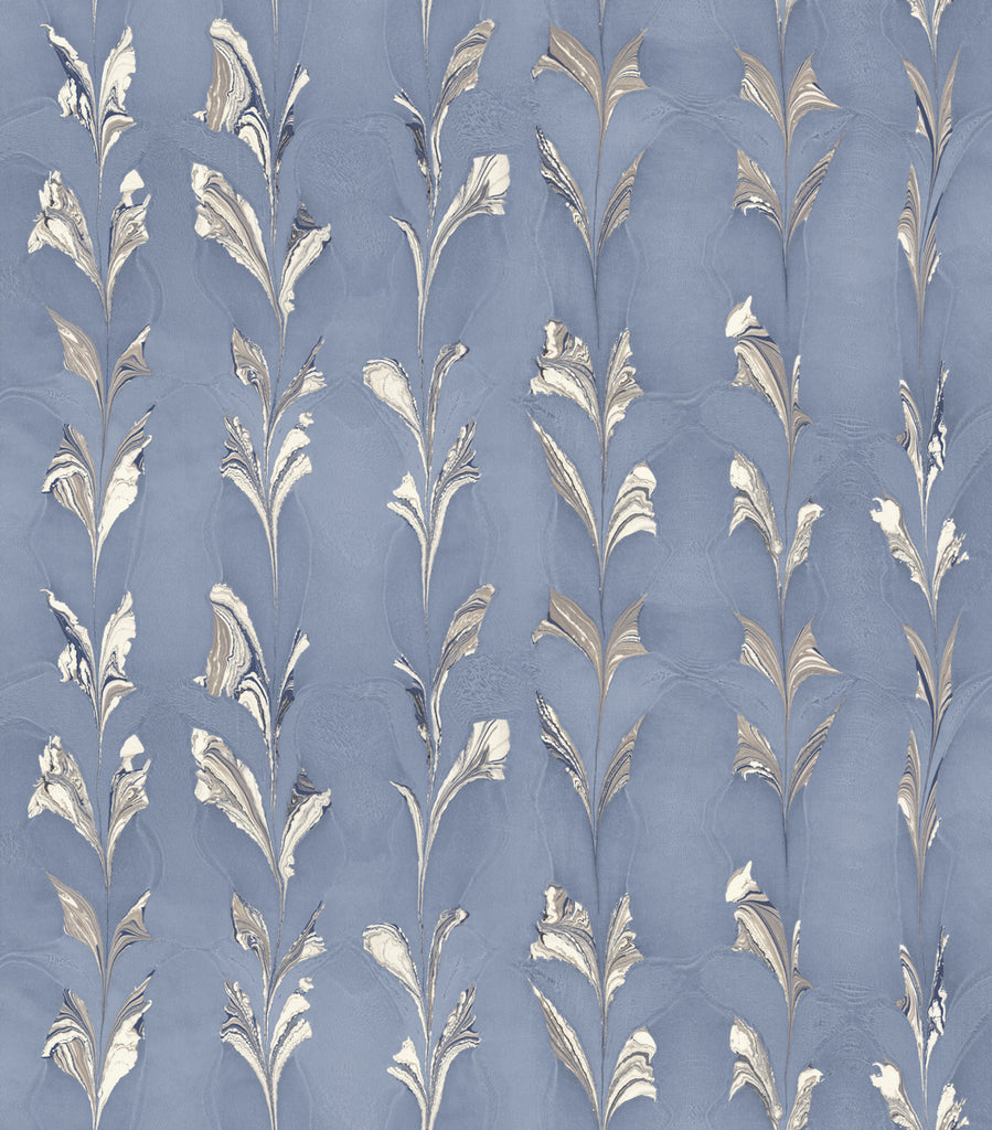 CLIMBING VINES WALLPAPER / BLUE ASH