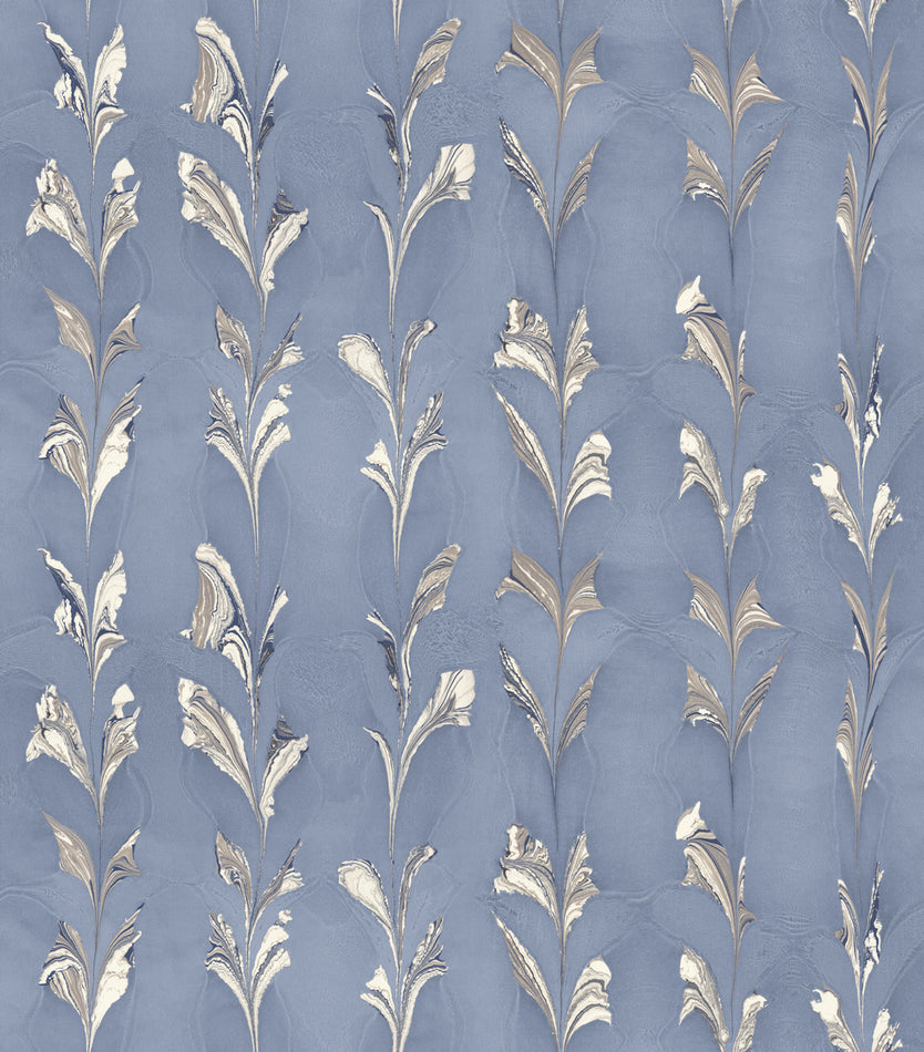 CLIMBING VINES WALLPAPER / BLUE ASH