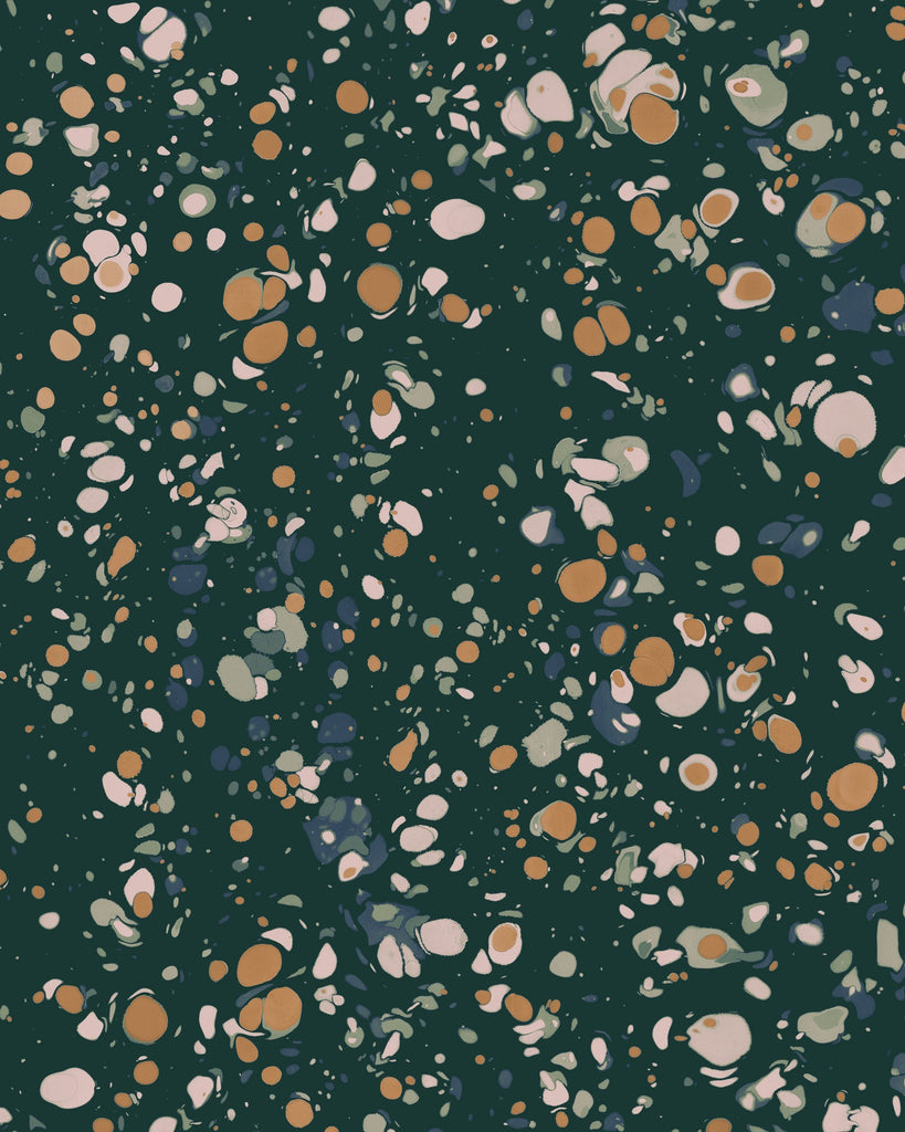 TERRAZZO WALLPAPER / FOREST FLOOR